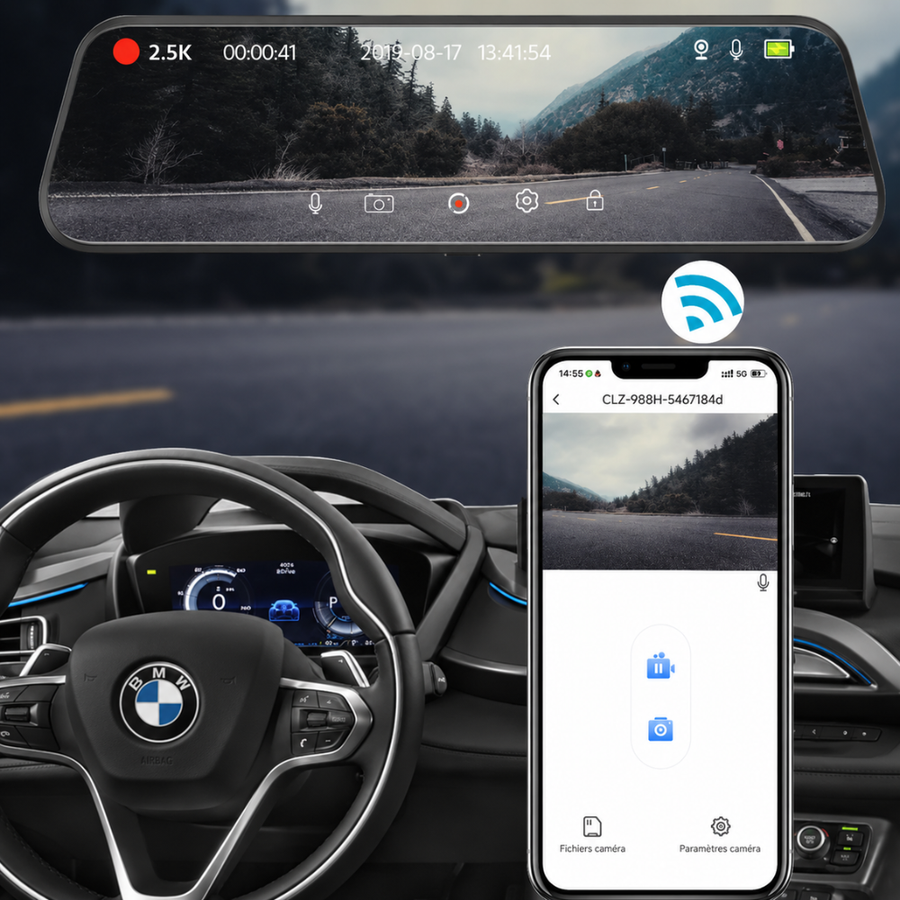 Dashcam Rétroviseur