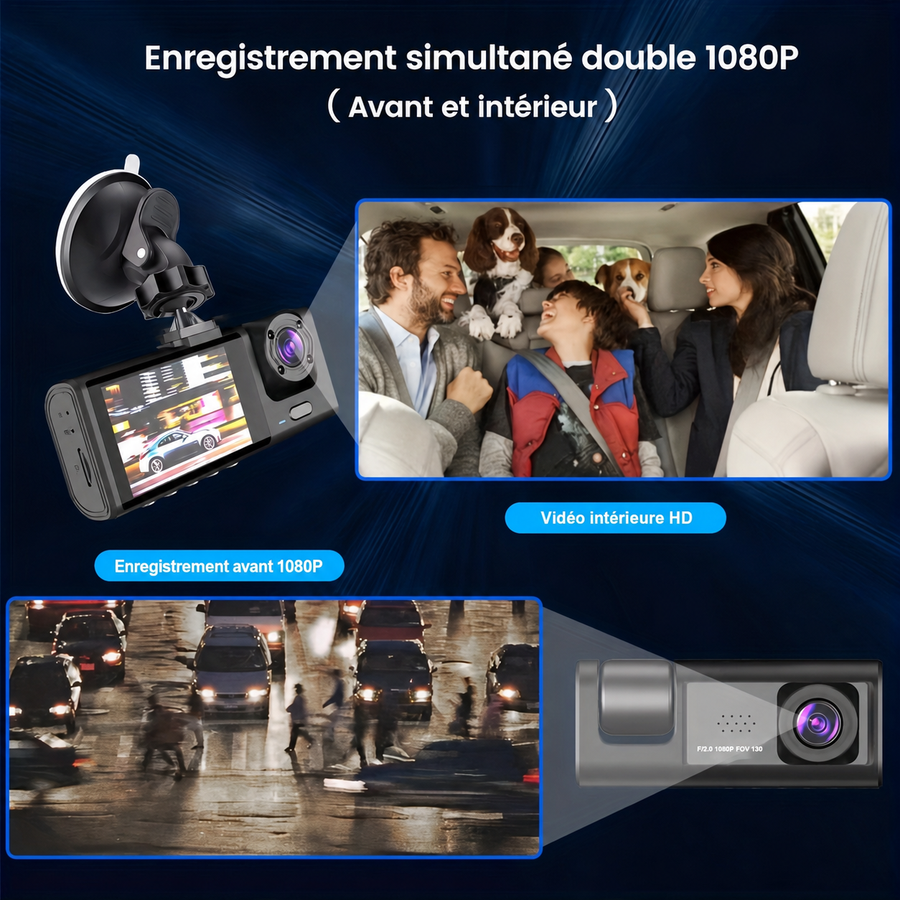 Dashcam Voiture Avant Arrière
