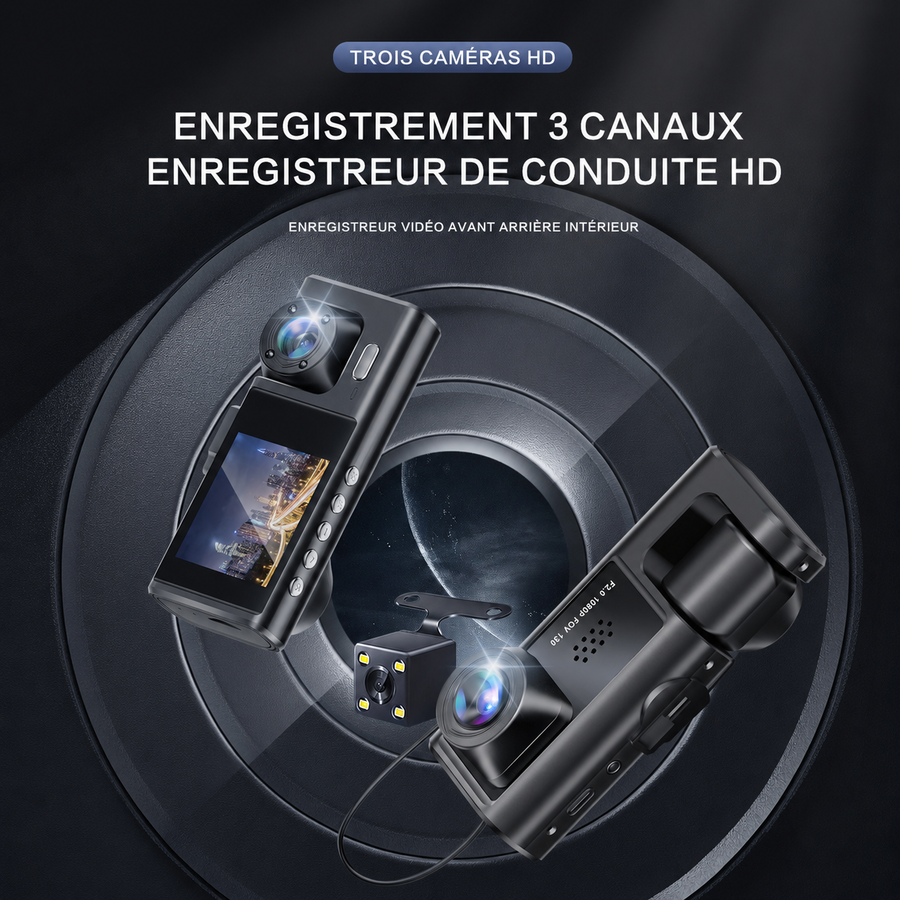 Dashcam Voiture Avant Arrière