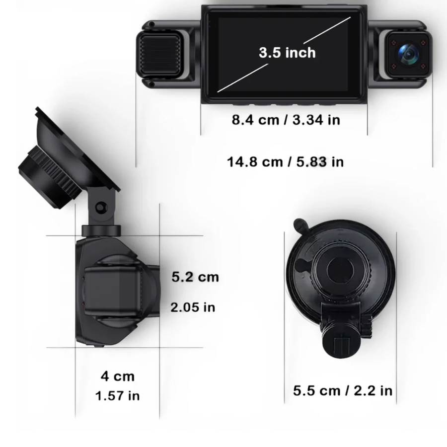 Dashcam Voiture 360