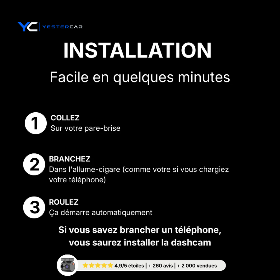 Dashcam Voiture 360