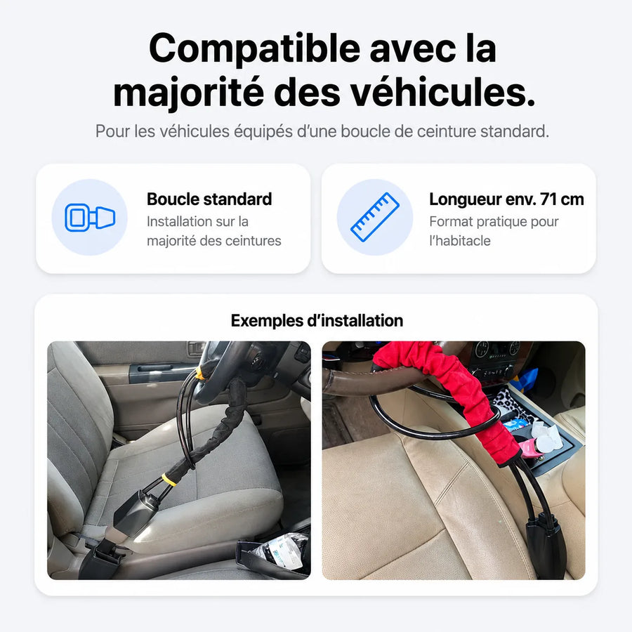 Antivol Volant Ceinture
