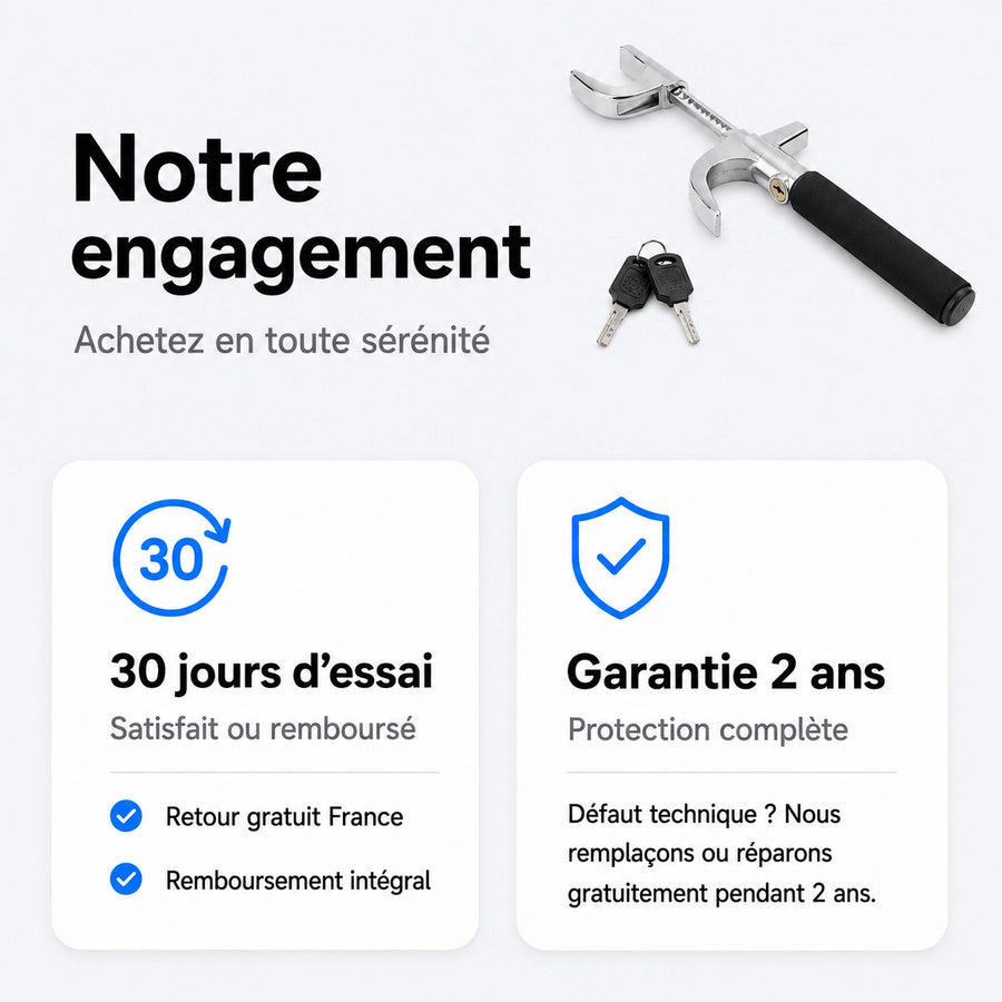 Canne Antivol Volant Télescopique