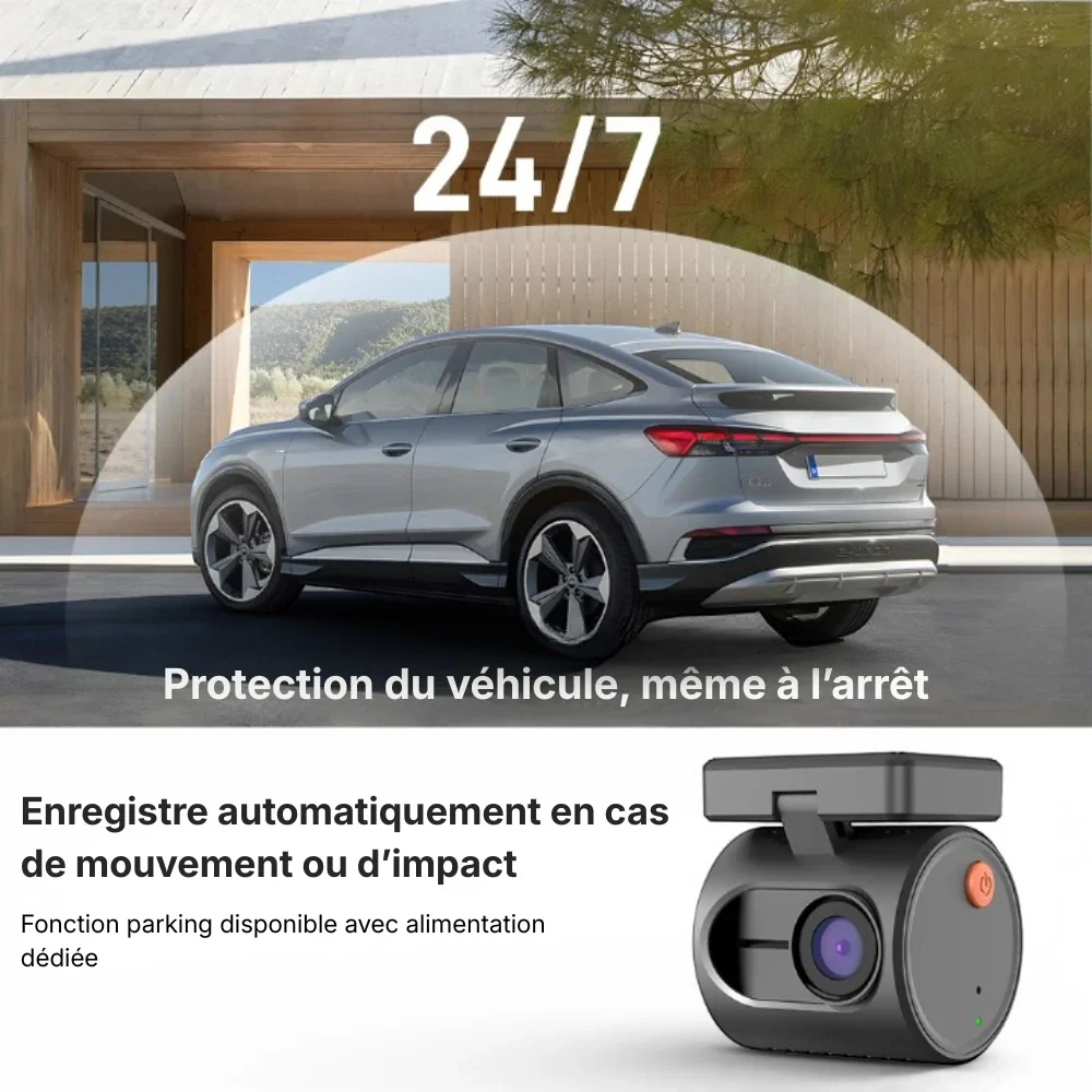 Mini dashcam voiture