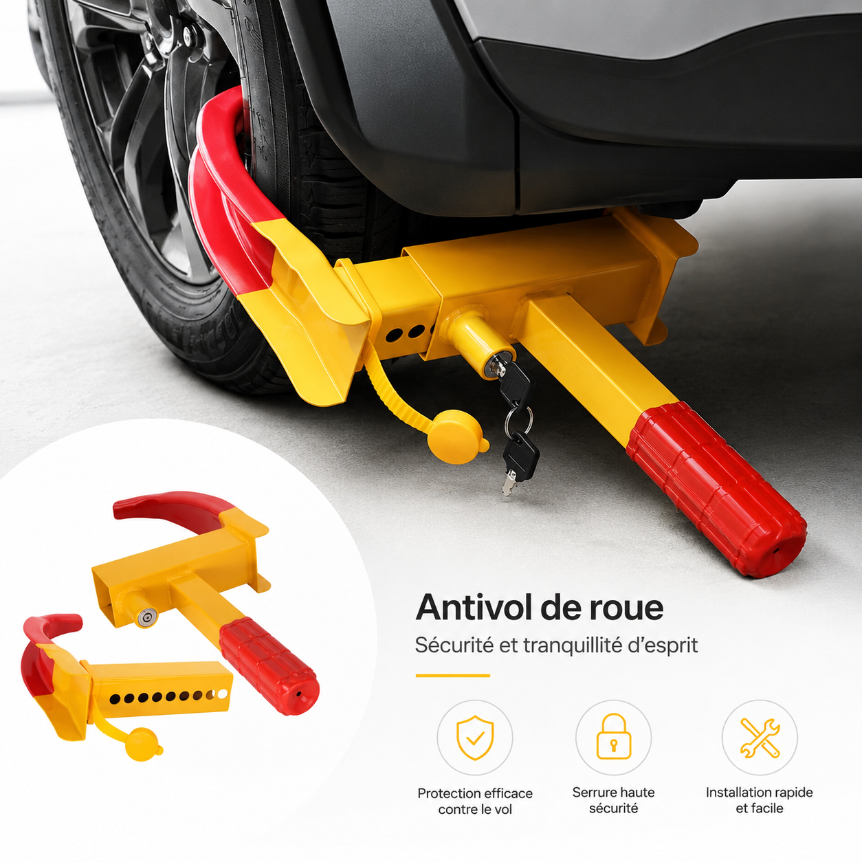 Antivol Roue Voiture
