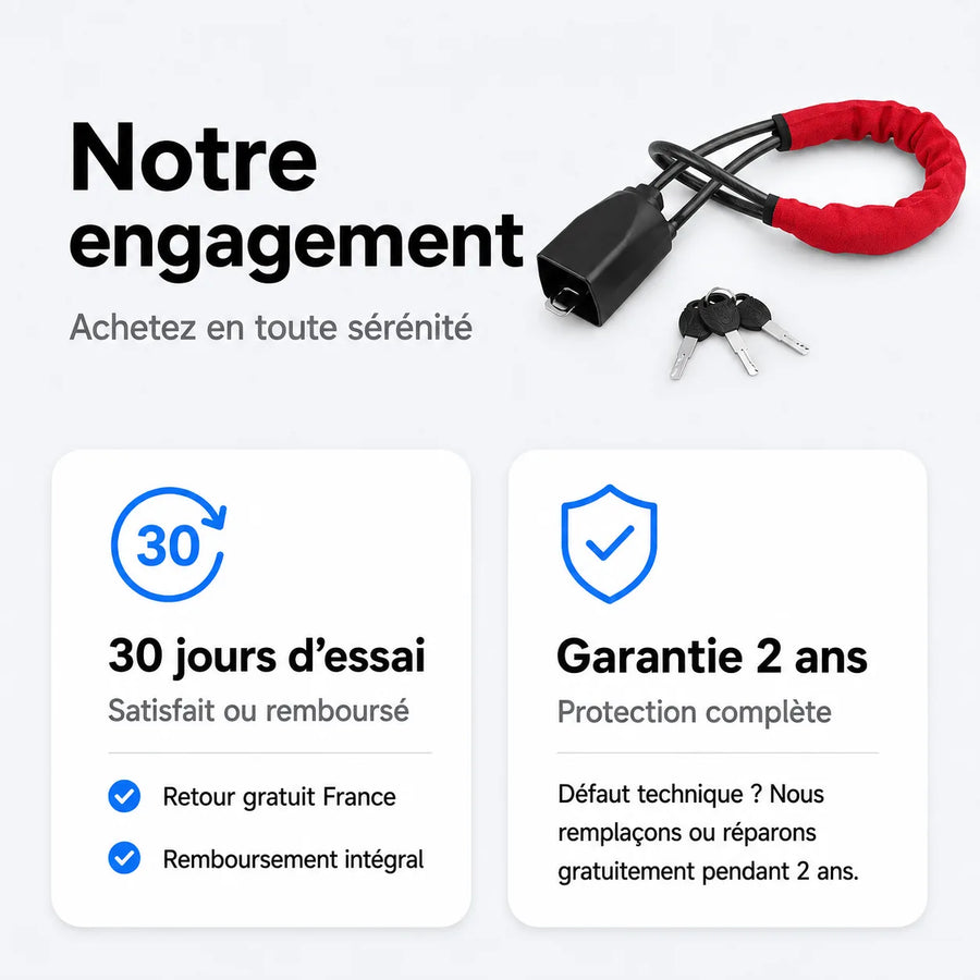 Antivol Volant Ceinture