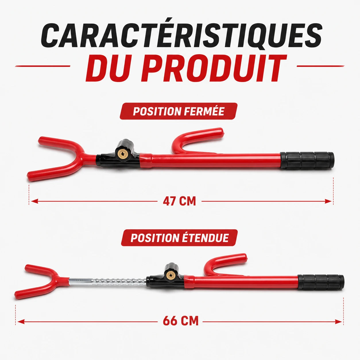 Canne Antivol Voiture