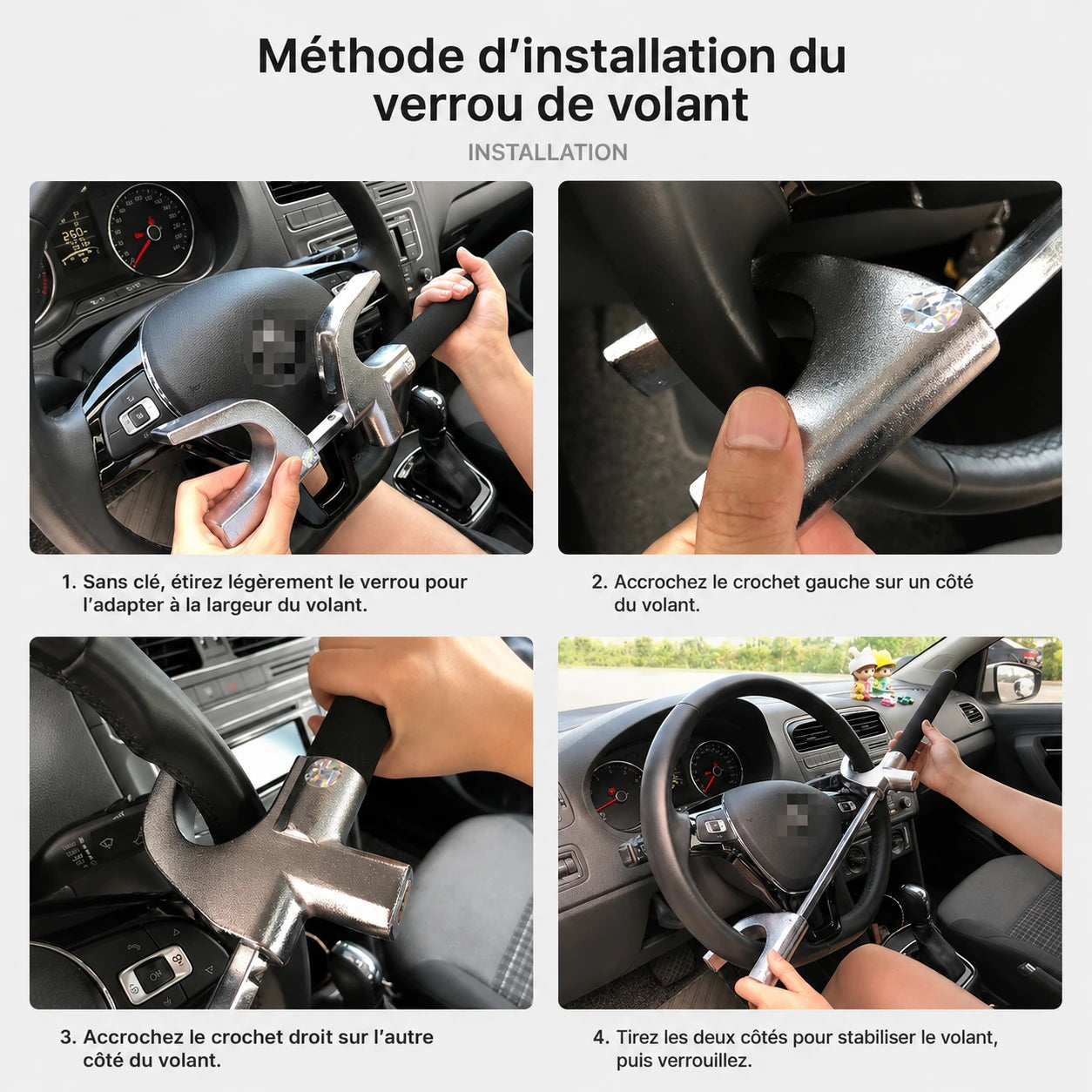 Barre Antivol Voiture