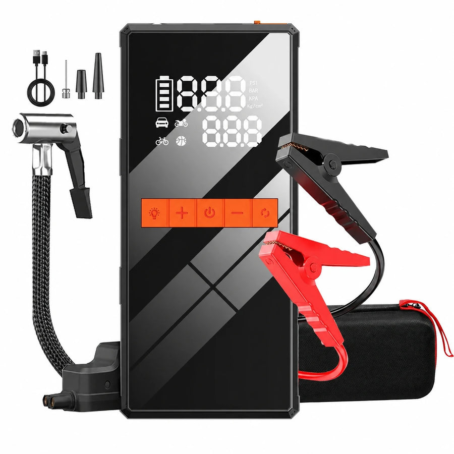 Booster & Gonfleur 4-en-1 — Démarreur Portable