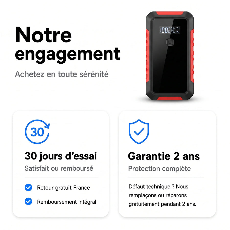 Booster de Batterie Portable
