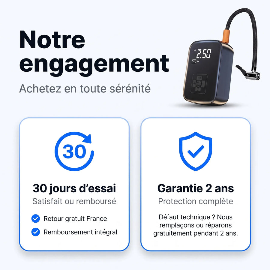Gonfleur de Pneus Sans Fil